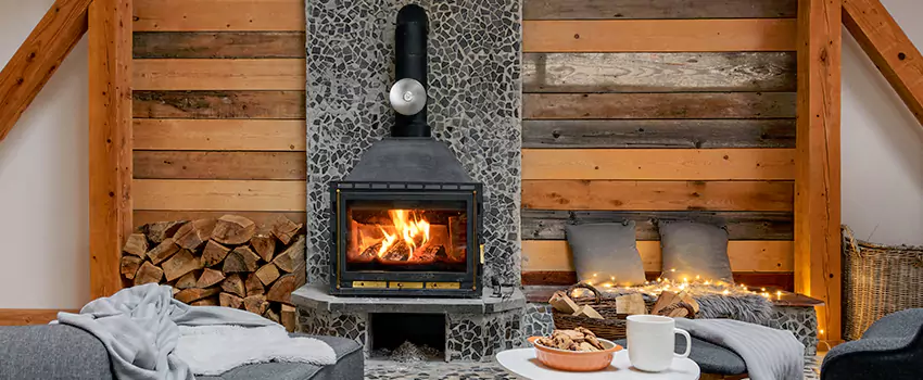 Thelin Hearth Products Direct Vent Gas Stove Fireplace Inspection in Jackson, Mississippi